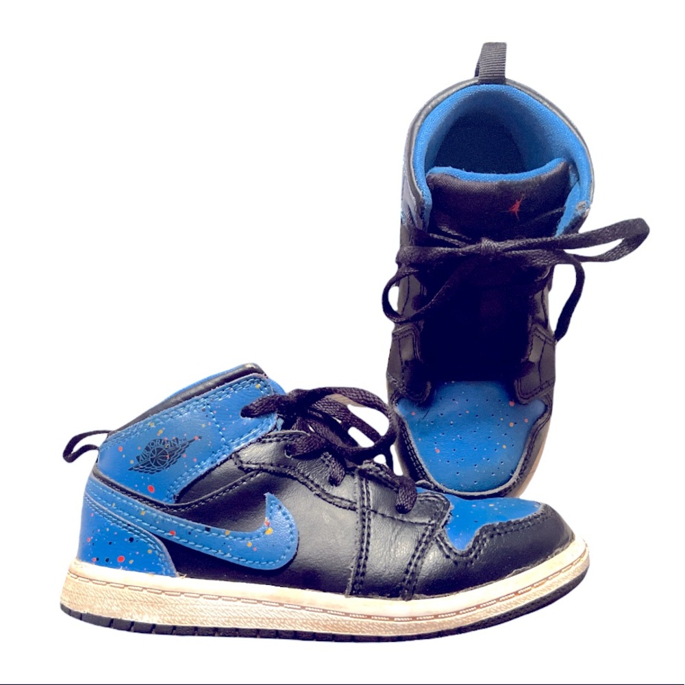 Nike Jordan special edition paint high top toddler sneakers